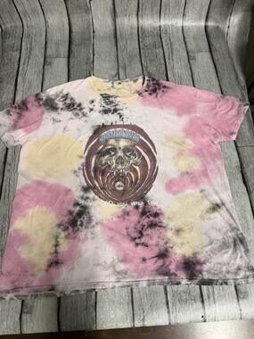 Men’s Metallica "In Vertigo You Will Be" Graphic Tshirt Tye Die 2XL Metal 80s